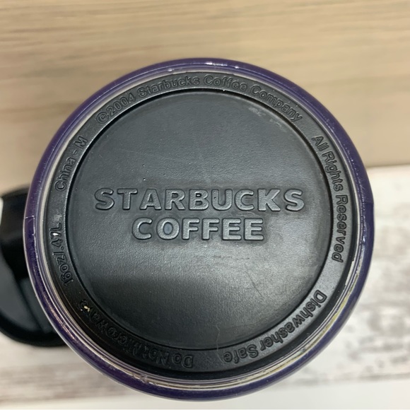 Starbucks Gold Metallic Moon Celestial Travel Cup with Lid 16 Oz 2004 - Picture 3 of 8